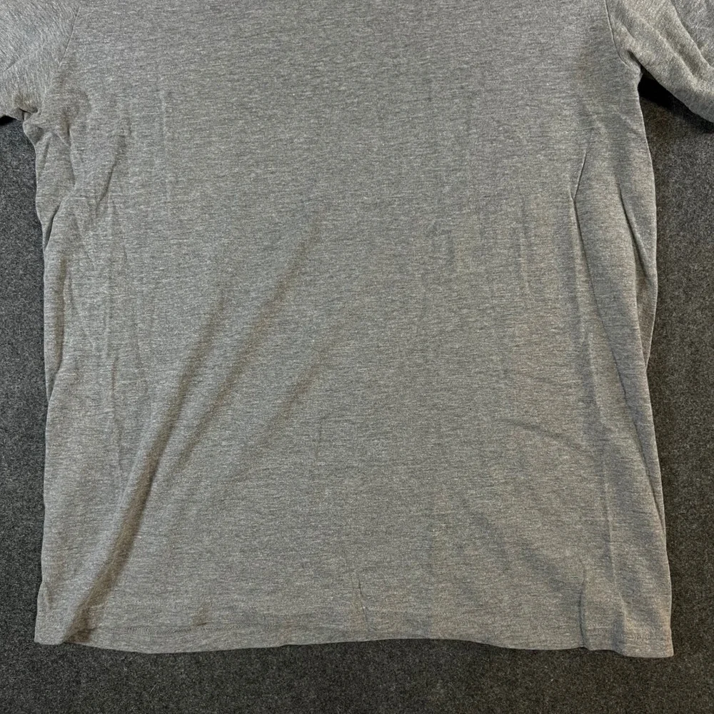 Nike Mens Gray Regular Fit Short Sleeve Crew Neck T-Shirt Swoosh Logo Large